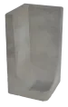 Hoek L-element 80x40x40cm Grijs