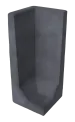 Hoek L-element 100x40x40cm Antraciet