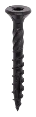 Woodies Ultimate Blackline 5.0x50/30 platverzonken kop T-25 shield zwart