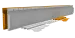 Flexline Borderrand Cortenstaal 24cm lengte 216cm incl. 5 grondnagels en verbindingsset