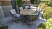 Fabrice dining chair Anthracite/Anthracite with 2 cushions
