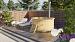 Hottub met interne RVS kachel ø200 cm onbehandeld vuren