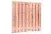 Douglas plankenscherm 19-planks