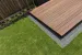 Bangkirai Vlonderplank 25x145mm glad/grof Premium 396cm