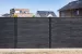 Beton-motiefplaat Schie/Reest Antraciet gecoat H36xD4,8xL184cm Leisteen