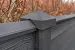 Beton-afdekpet Reest Antraciet Gecoat diamantkop 14x14x5cm tussenmodel