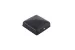 Paalornament piramide 71x71mm zwart