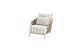 Beverly living chair latte with 3 cushions