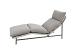 Tahiti sunbed terre with  cushion