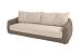Maxime 3 seater bench terre with 3 cushions