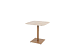 Vermont dining table ceramic travertin 75 X 75 cm amber