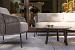 Florence 3 seater bench terre with 4 cushions
