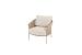 Florence living chair latte with 2 cushions