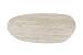 Estate mango shape table top ceramic 240 X 105 cm latte