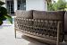 Piacenza latte 2 seater bench R arm + L open