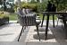 Cannes low dining chair terre with 2 cushions