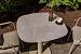Manolo dining table ceramic print latte 75 X 75 X 75 cm