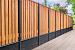 Tuinscherm Dronten, keruing hardhout, RVS-geschroefd, 21-planks (19+2) 180 x 130 cm