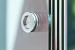 Deurgreep plakhandvat RVS zwart rond 65 mm, set van 2