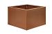 Plantenbak Vlak Corten 60x60x40 cm