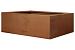 Plantenbak Vlak Corten 180x150x40 cm