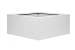 Plantenbak Vlak Wit 90x90x60 cm