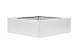 Plantenbak Vlak Wit 210x210x40 cm
