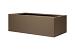 Plantenbak Vlak Supra Bruin 210x60x40 cm