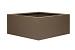 Plantenbak Vlak Supra Bruin 90x90x60 cm