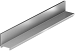 Slotline opzetelement RVS 50cm