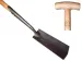 De Wit Zwanehals kabelboor met lip essen steel 750mm