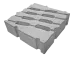 Grastegel type M 40x40x12cm