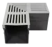 RSSD afvoergoot hoek 10x10 cm Grijs-Aluminium