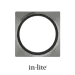 In-Lite PLATE 75 afdekplaat rvs geschikt voor Hyve - Fusion - Flux