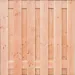 Bergen-scherm recht 180x180 cm Blank