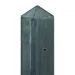 Betonnen hoekpaal met diamantkop 280x10x10cm Antraciet ongecoat