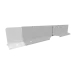 Hardline Borderrand Hoekstuk Gegalvaniseerd 15cm lengte 50cm