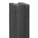 Beton-sleufpaal Zaan 10x10x275cm Antraciet Vlakke kop