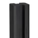 Beton-sleufpaal Zaan 10x10x275cm Antraciet Gecoat Vlakke kop