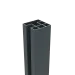 Aluminium H-paal Boston 75x75x3000mm + afwerkingsprofiel 4x24x3000mm