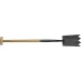 De Wit Zwanehals spade met lip essen steel 750mm