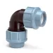 Unidelta Tyleenslang knie 90° Kiwa 2x klem 25mm