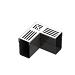Gardendrain Corner Grey 65/100 mm Hoekstuk grijs