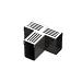 Gardendrain TEE Section Grey 65/100 mm T-stuk grijs