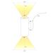 Soito - afgerond zwart wandlamp | up & down | warmwit | 2 x 4 watt | dimbaar | OutdoorPro+ | 12 volt