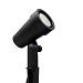 Nisa - rechte kap zwart prikspot | warmwit | 6 watt | dimbaar | OutdoorPro+ | 12 volt