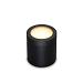 Pavia - cirkel zwart grondspot  | warmwit | 1,2 watt | OutdoorPro+ | 12 volt
