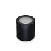 Pavia - cirkel zwart grondspot  | warmwit | 1,2 watt | OutdoorPro+ | 12 volt