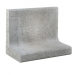 L Element 50x30x40 grijs