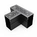 Gardendrain TEE Section RVS-Inox Diamond Line 65/100 mm